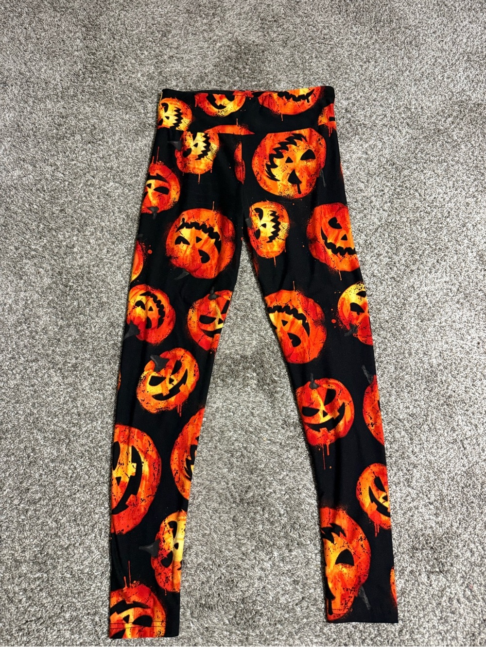 Women's Small Jack O’Lantern Pumpkin Leggings